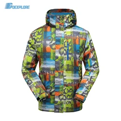 Goexplore giacca da Snowboard da uomo-30 gradi Outdoor Sport escursionismo cappotto da neve inverno addensare caldo impermeabile giacca da sci da neve maschile