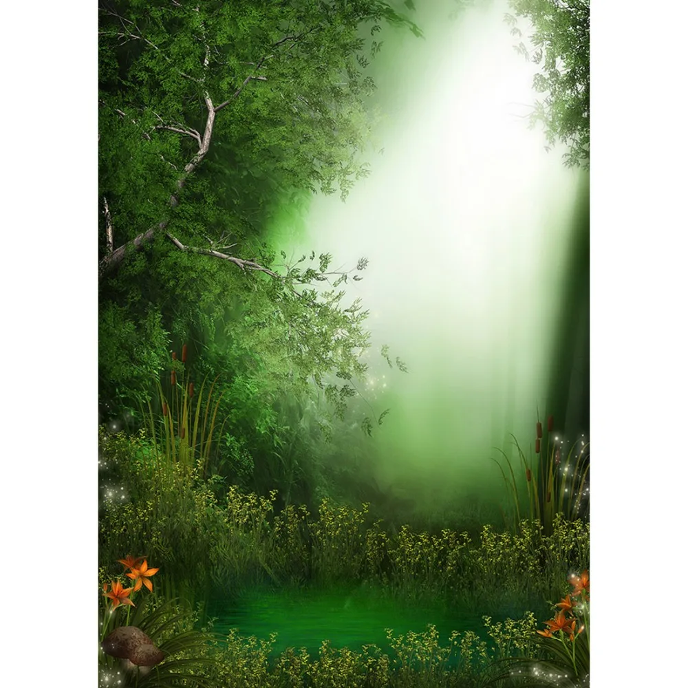 Forest Lake Photography Background For Photograph Accessories Child Baby Shower Vinyl Cloth Printed Photo Backdrops Photo Studio