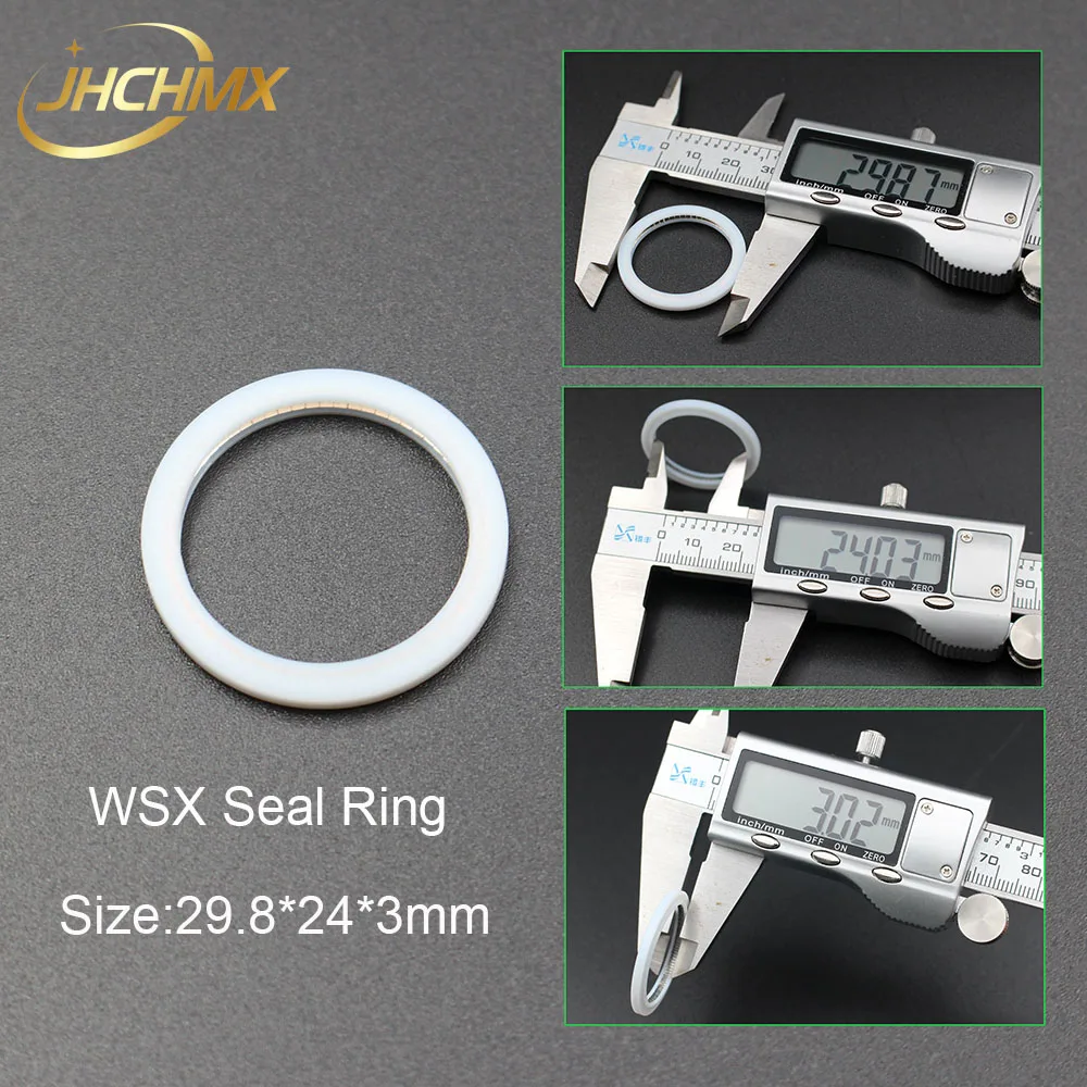 JHCHMX WSX Original Laser Head Parts Seal Ring 29.8*24*3mm Laser Protective Windows/Lens 30*5mm Protective Windows Drawer