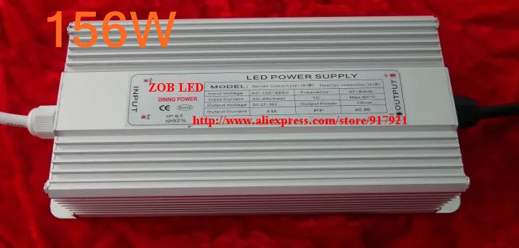 

156w led driver, DC48V,3.6A,high power led driver for flood light / street light,IP65,constant current drive power supply