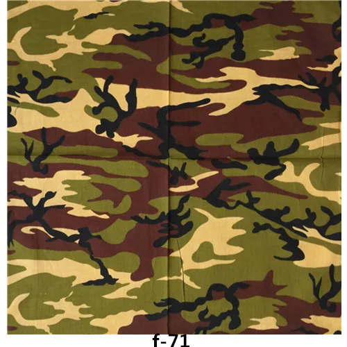 Camo Hip-hop Cotton Blended Brand Bandanas For Men Women Magic Head Scarf Scarves Wristscarf Accessories For Men Woman