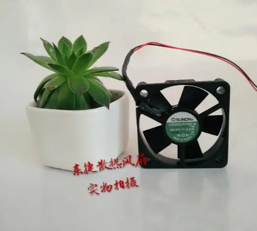 Original  KD0505PFB2 - 8 50 * 50 * 10MM 5V 0.6W 2 / 3 wire dual ball heat dissipation fan 5CM