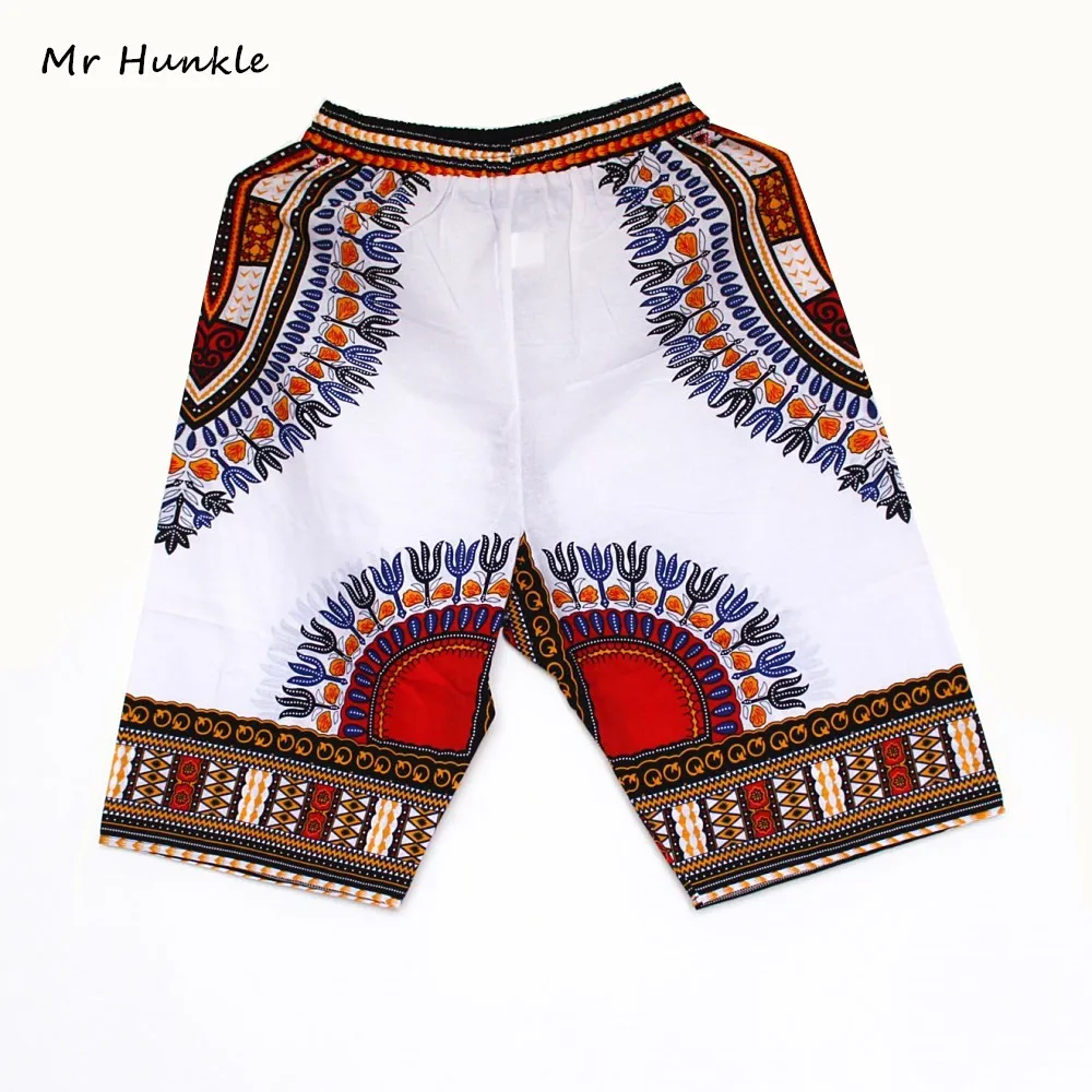 

New Fashion Design African Traditional Print Cotton Dashiki Short Men's African Beach short free shipping