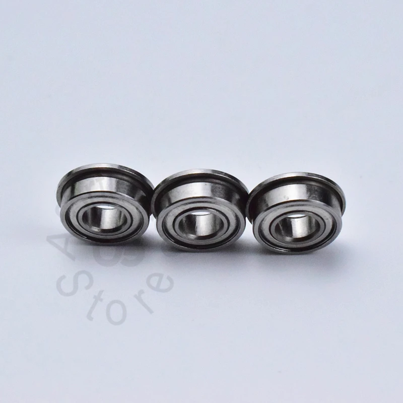 MF115ZZ 5*11(12.5)*4(0.8)MM 10pieces bearing F638/5ZZ ABEC-5 Flange bearings Free shipping chrome steel bearing MF115ZZ F638/5ZZ