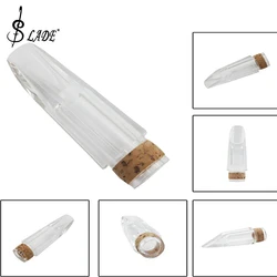 SLADE Transparent Bb Clarinet Mouthpiece Acrylic Material Bolwtorch Woodwind Instruments Parts with Cork