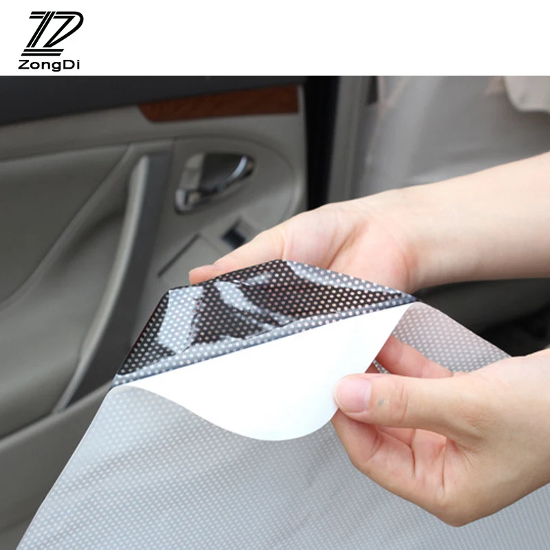 ZD 1Pair Car shade covers Static electricity stickers For Ford focus 2 3 ranger Opel astra insignia Citroen c4 c5 c3 accessories