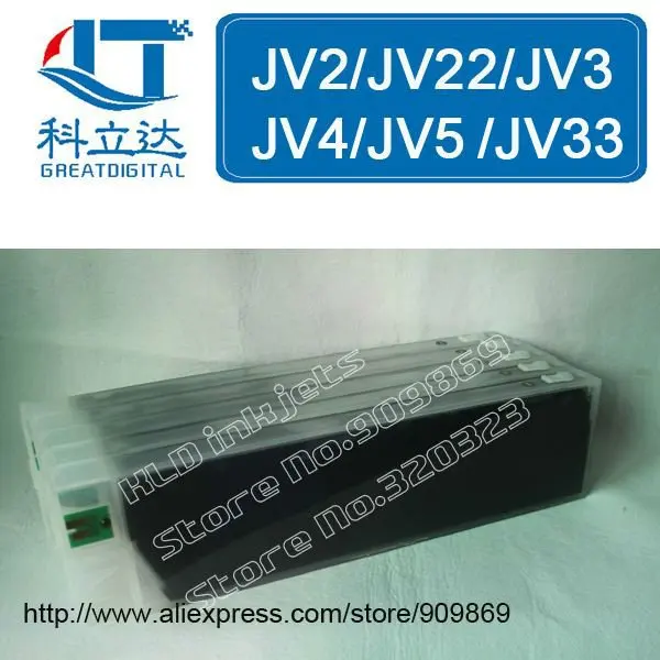 [KLD Inkjets] JV33 SS21 1PCS Solvent ink cartridge is compatible with MIMAKI JV33-130/JV33-160/TS3-1600/TS5-1600AMF/TPC-1000...