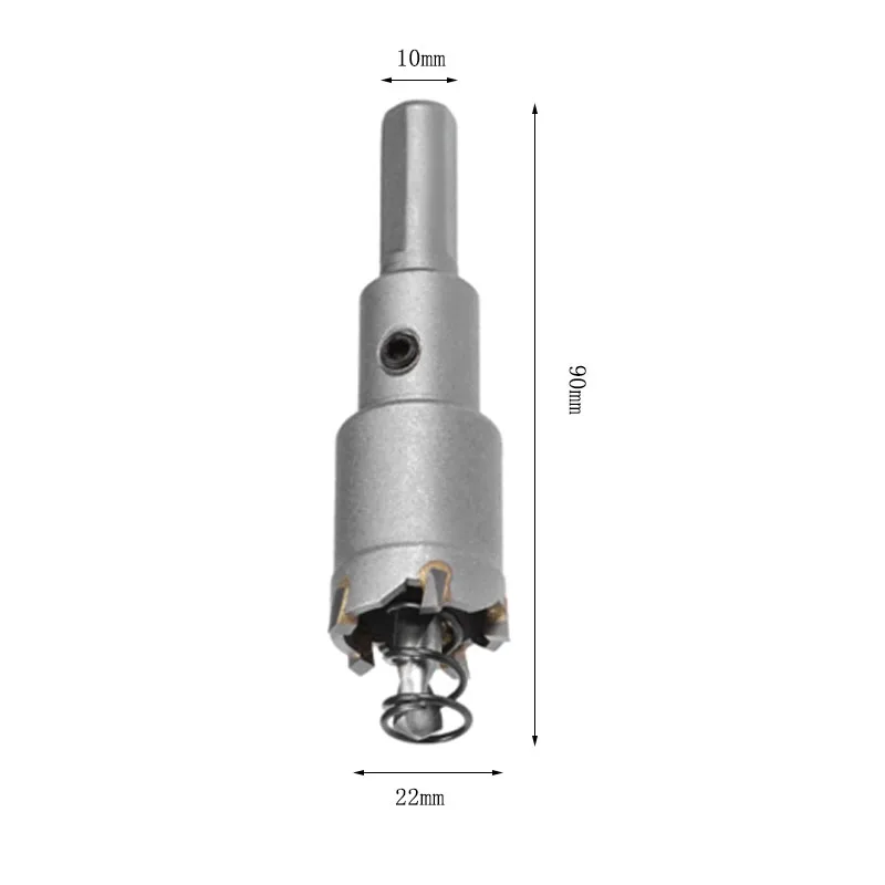 22mm Carbide Hole Cutter Drill Bit for Stainless Steel Alloy 2 Pcs