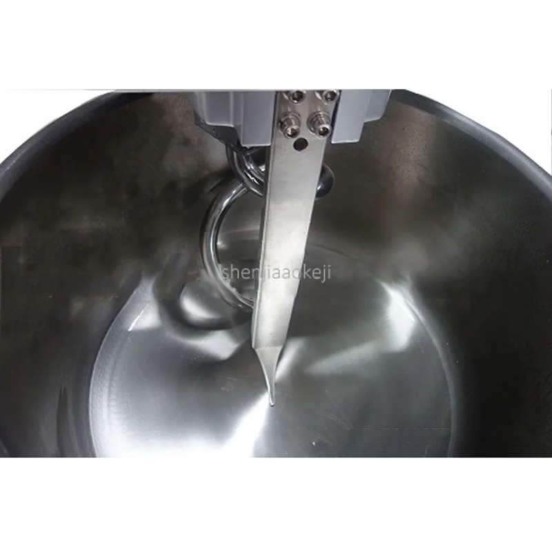 شاشة تعمل باللمس لوحة التحكم الكمبيوتر ماكينة تخليط دقيق سرعتين هوك ووعاء مزدوج تدوير العجين العجن تحريك خلاط 380 فولت