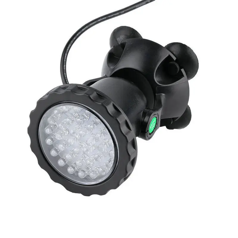 Adjustable 36LED Aquarium Waterproof Spot Light underwater diving spotlight submersible pool pond Fish tank fountain Spring lamp