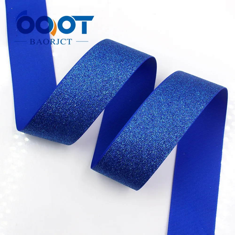 OOOT BAORJCT G-181027-1441,38MM 10Yards Solid Color Flash Powder Grosgrain Ribbon,Wedding Decoration,DIY Gift Wrapping Materials