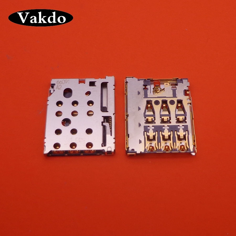 1 Stuks Sim Kaart Lezer Sleuf Lade Houder Connector Stekker Voor Nokia N830 Lumia 830 735 730 N735 N730 550 950 Xl 950xl Rm984