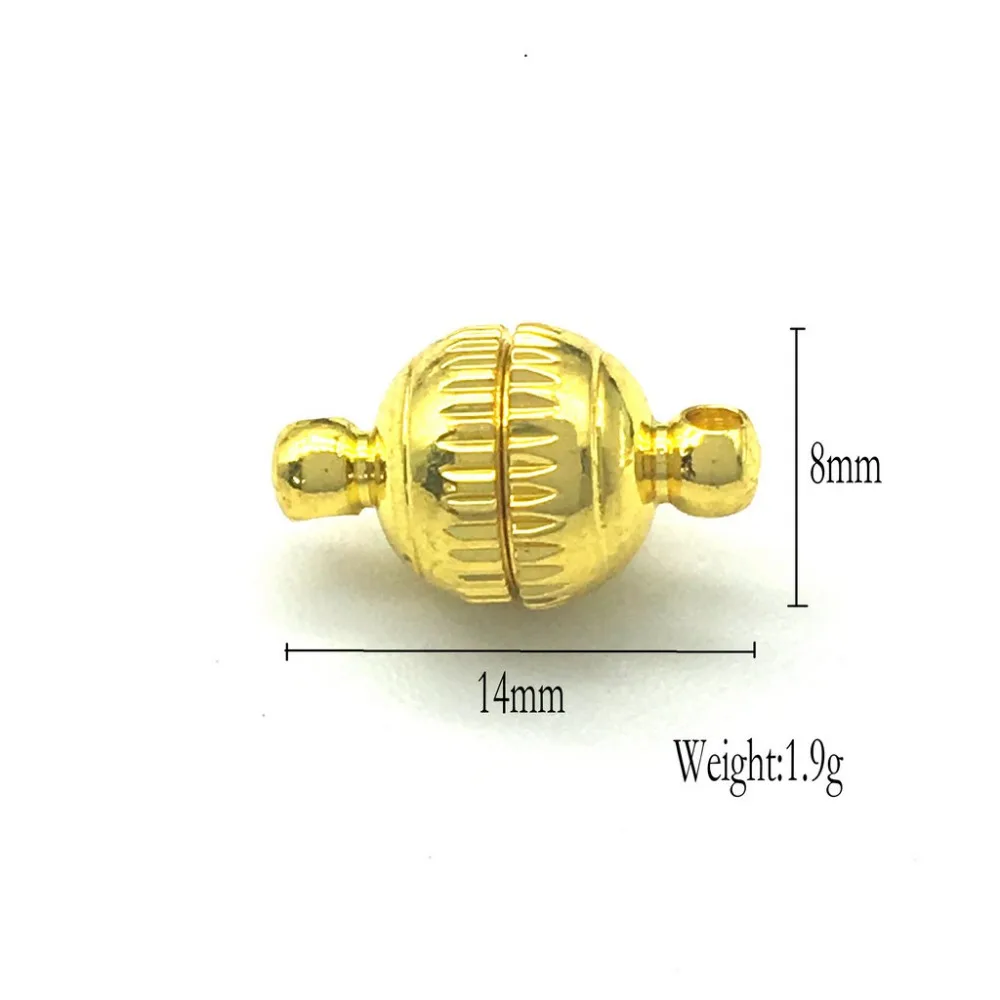 10pcs/Lot 14*8mm   Necklace Bracelet Connector Body Magnet Buckle Jewelry Accessories Wholesale PC-034