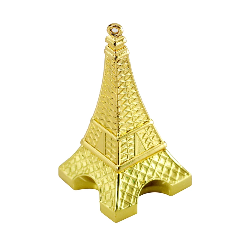 Флеш-накопитель Usb с принтом "Эйфелева башня" Форма 4 ГБ 8 ГБ со стразами ожерелье с башней Usb флэш-память для хранения флешки в виде большого пальца U диск Stick классный подарок