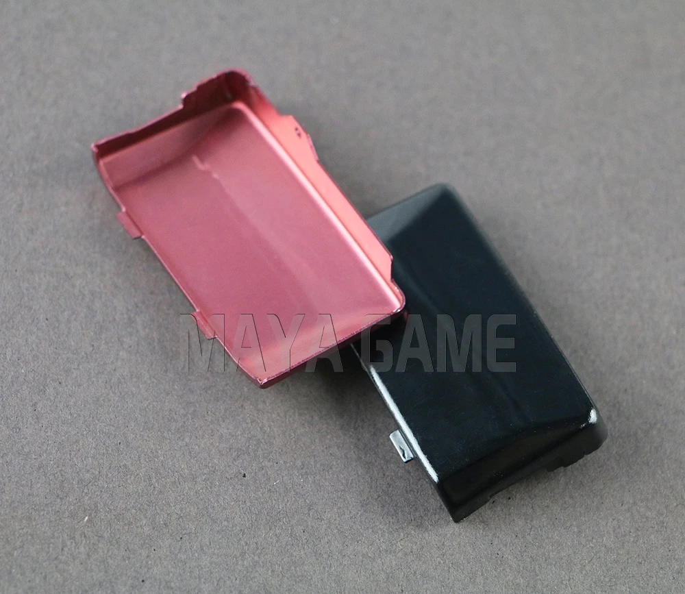 10 комплектов сменных серебристых, черных, красных для Gameboy, крышка батарейного отсека с винтовой отверткой для корпуса батареи GBM