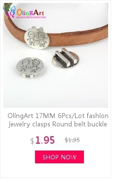 OlingArt 18*10mm 6 Stück/Set Leder-Verschlüsse Keramik-Quadratlochperlen Neuer Topseller Mehrfarbige Mischung DIY Schmuckherstellung Leder – Detail 6