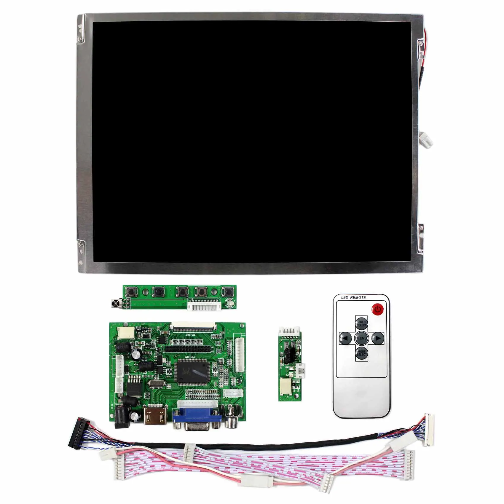 HD MI+VGA+2AV LCD Controller Board VS-TY2662-V1 With 10.4inch 800x600 TM104SDH01 LCD Screen