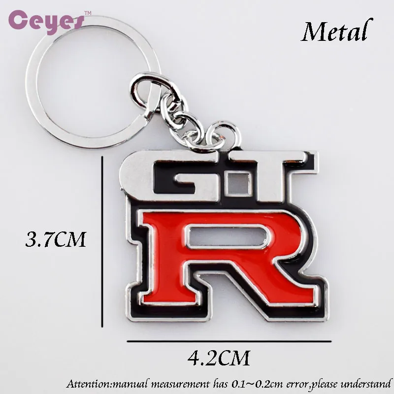 Car-Styling Auto Metal 3D Emblem Badge Sticker Case For GTR For Nissan Racing Sports GT R GT-R Logo For BMW Mustand Car Styling