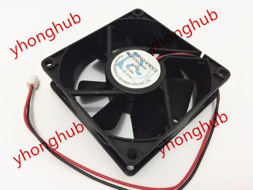 

RUILIAN RDL8025S DC 12V 0.08A 2-Wire 80x80X25mm Server Cooling Fan