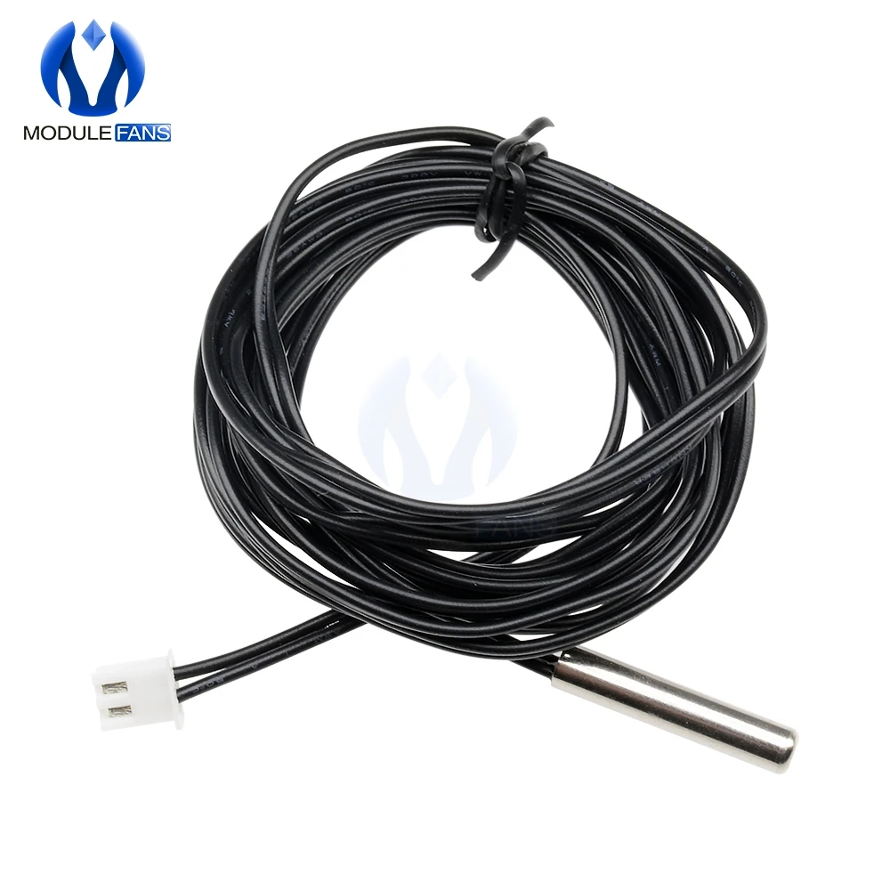 W1209 0,3 m 0,5 m 1m 2m 3m Wasserdichte Ntc Genauigkeit Temperatur Sensor 10K 1% 3950 draht Kabel Sonde Für Arduino W1401 – Detail 7