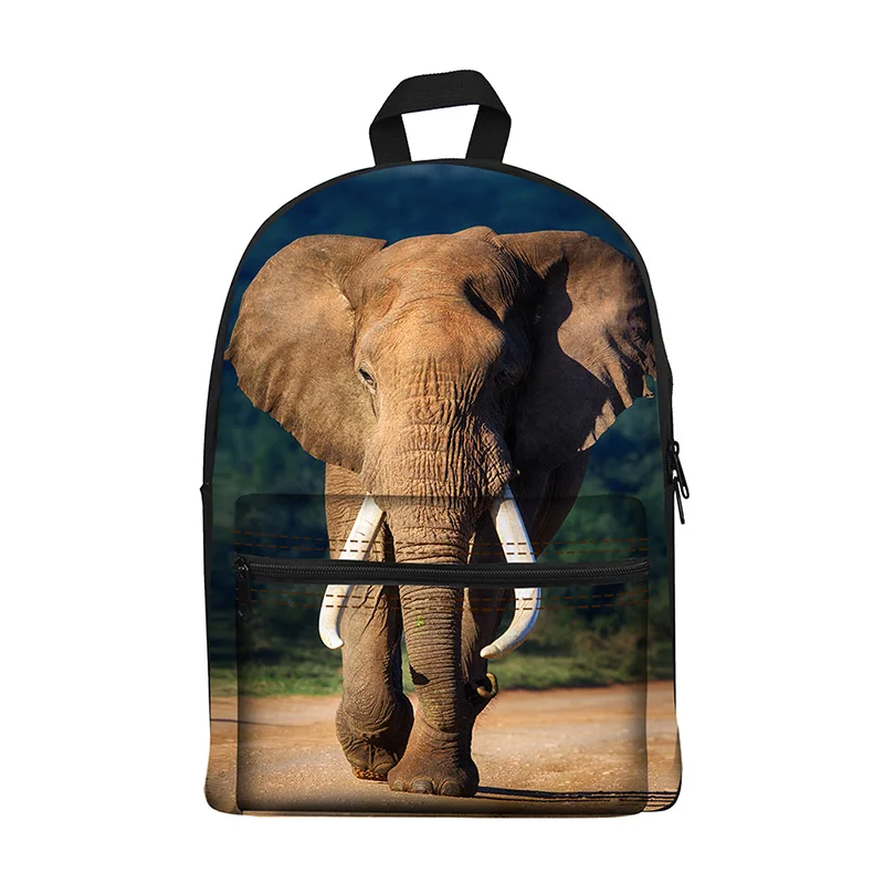 New 2017 Kawaii canvas Backpack for Girls Fashion Children School Bag Cute Animal elephant Backpack Kids School Backpack