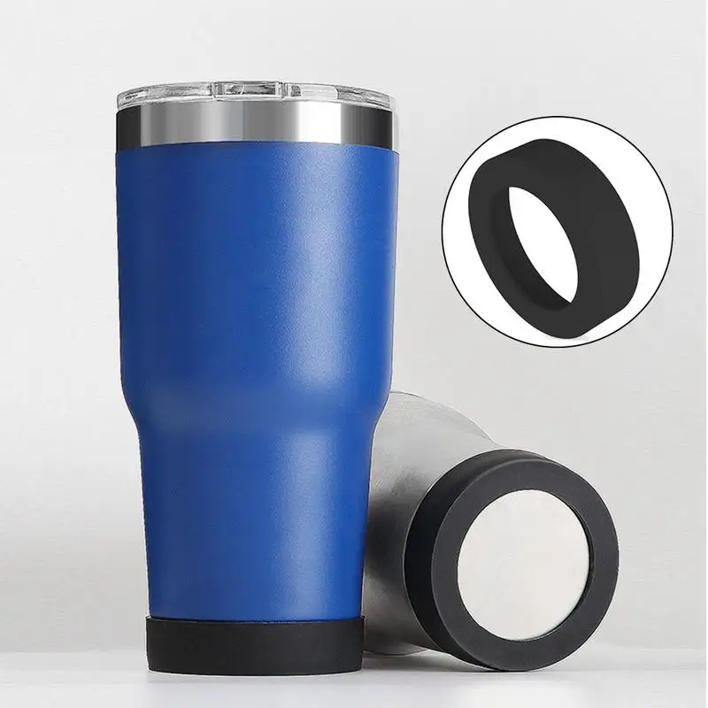 

70mm Water Cup Silicone Coaster Sleeve Vacuum Cup Special Sheath Cup Bottom Ring Wear-resistant Shatter-resistant Bottom Cover