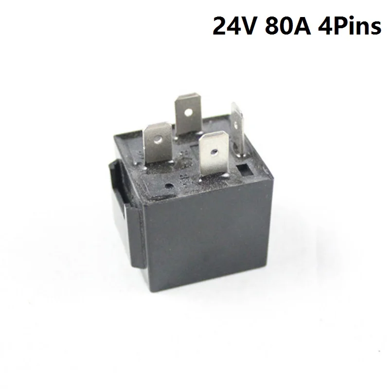 KE LI MI 25x Automobile High Power DC 12V 24V 80A 4pins Relay 4 pins Voltage Electromagnetic Sealed Relays