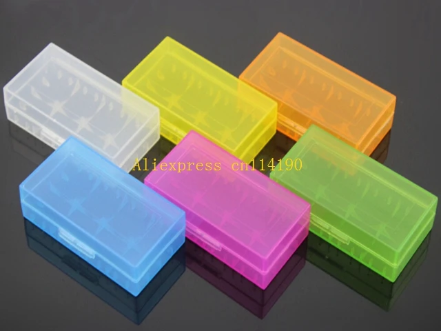 

200pcs/lot Free Shipping 18650 /16340 Battery Storage Box Case 17500 Battery Holder Case Box Bottle