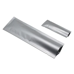 Sachets de sucre de café de sac de paquet de papier d'aluminium pur argenté ouvrent les sacs de papier d'aluminium de Mylar de vide de joint thermique supérieur pour le stockage de poudre d'épice