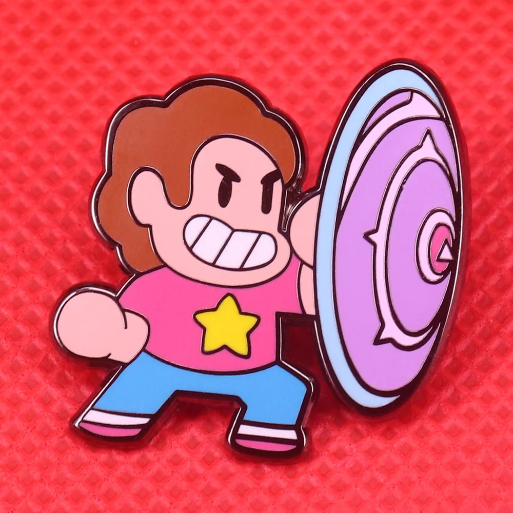 Steven Universe emalia pin cute cartoon broszka tarcza odznaka przygoda biżuteria prezenty