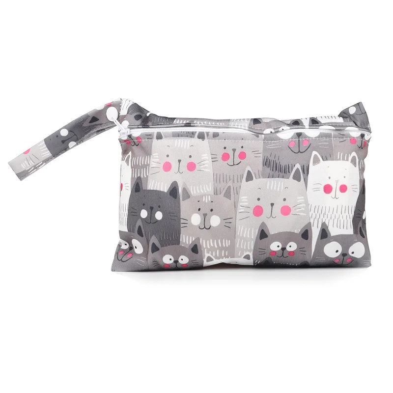 35 pattern NEW Size: 15*22.5CM Wetbags Washable Reusable Cloth diaper Nappies Bags Waterproof Swim Sport Travel Carry bag