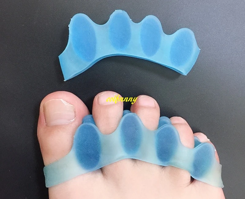 

1000 Pairs/lot Silicone Foot Care Gel Bunion Protector Toe Separators Straightener Spreader Correctors Hallux Valgus Correction