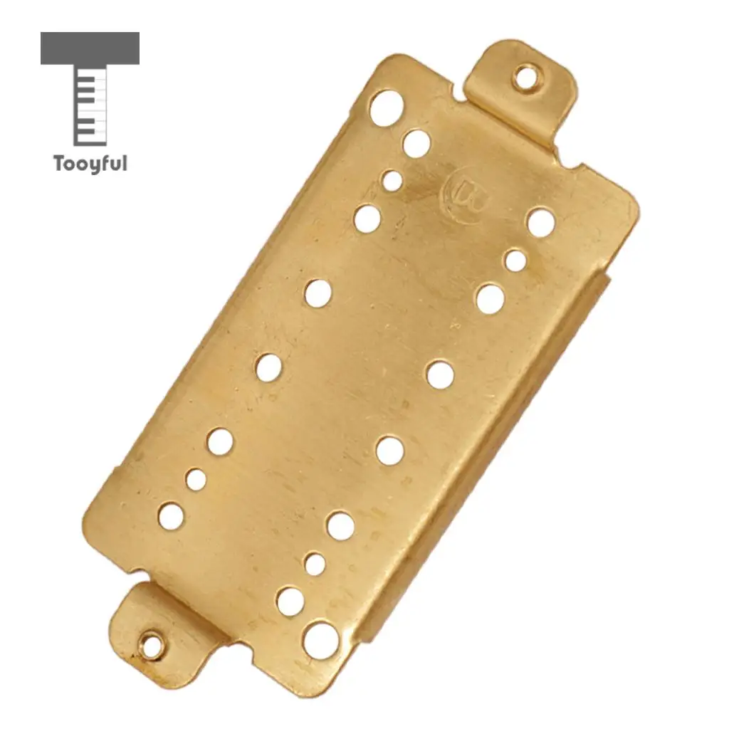 Durable Pack of 2 Brass Humbucker Guitar Pickup Base Plate for Electric Guitar Replacement Parts 52mm