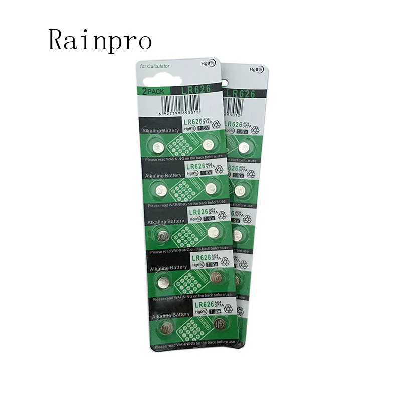 20PCS/LOT  AG4 SR626SW LR626 377 377A 377S 177  button battery for Electronic Watch.