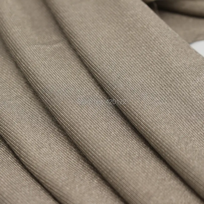 100% Silver Fiber Fabric Pyrographic Anti-Radiation Protect Against Electromagnetic Waves image 3