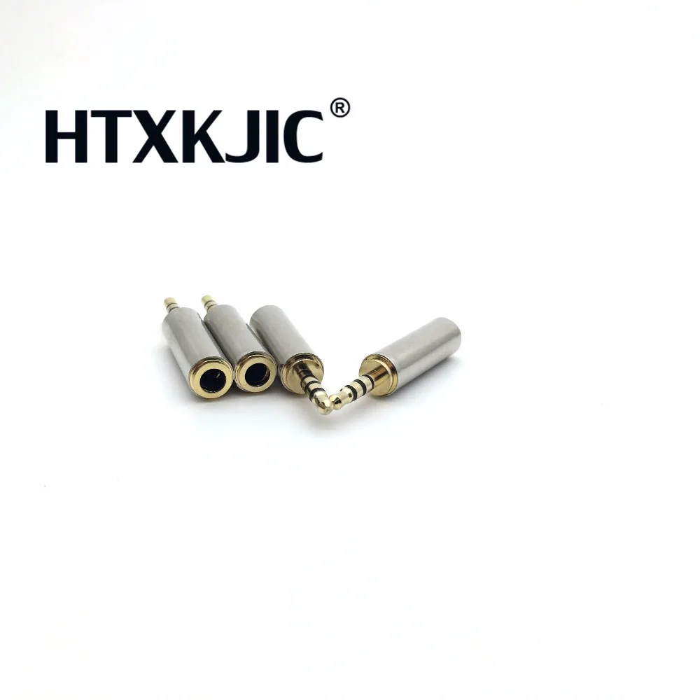 เชื่อมต่อ1ชิ้นทอง2.5มิลลิเมตรชาย3.5มิลลิเมตรหญิงเสียงสเตอริโออะแดปเตอร์แปลงปลั๊กแจ็คหูฟังขายร้อน