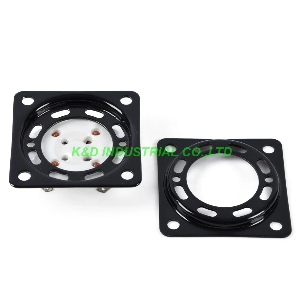 Base de tubo de montaje de acero inoxidable, 4 unidades, 4 pines, placa a prueba de golpes, negro, U4A, U5A, U6A