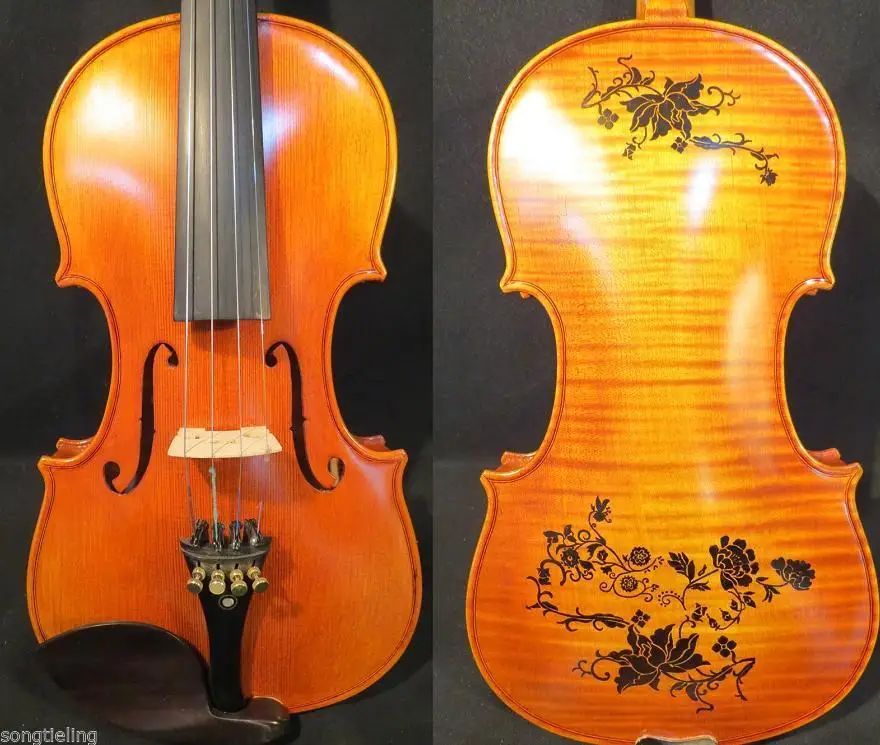 

Strad Style SONG Brand Master Inlaid violin 4/4,huge and powerful sound #10163