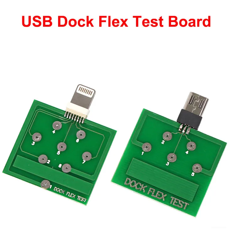 FEORLO Mobile phone tail plug test board Available for iphone 6S/7/8plus android micro battery line U2 testing