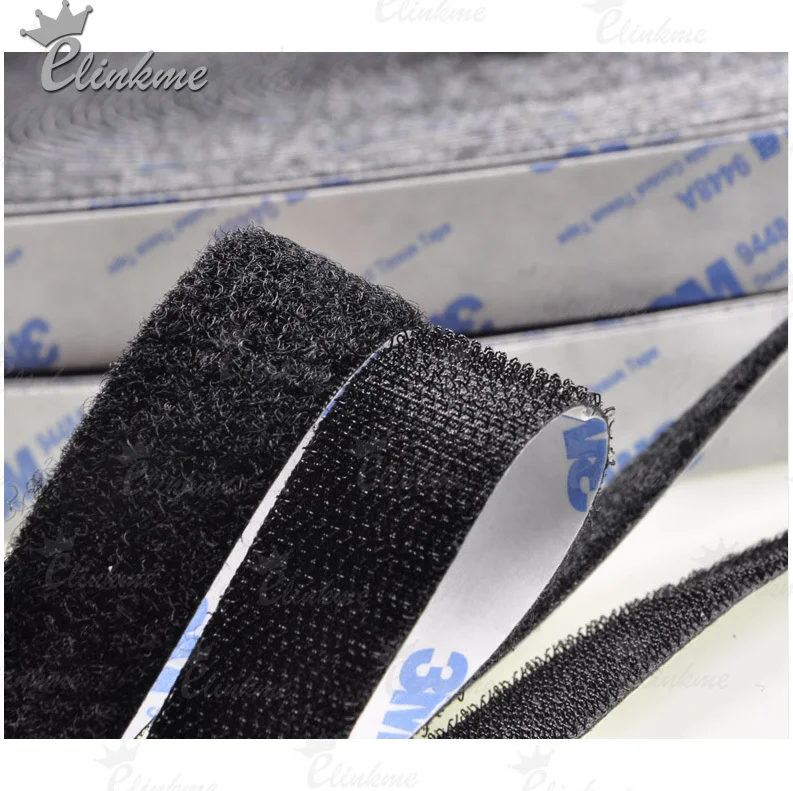 50mm*2 meter ,Dual Lock (hook+loop) MAGIC TAPE  double coated tissue tape one strip with viscose