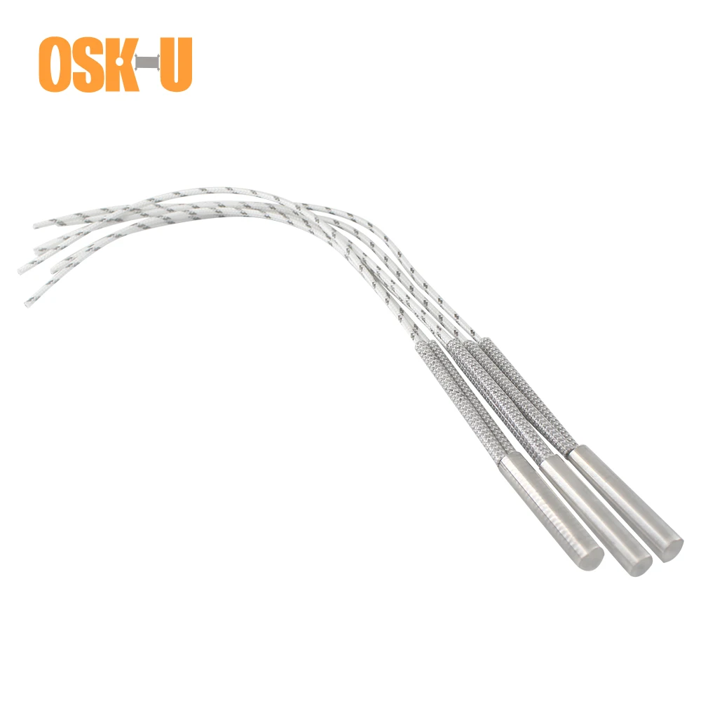 12mm Tube Diameter  Electric Heating Resistors Cartridge Heater Element  220V Single End Electric Heating Tube Element