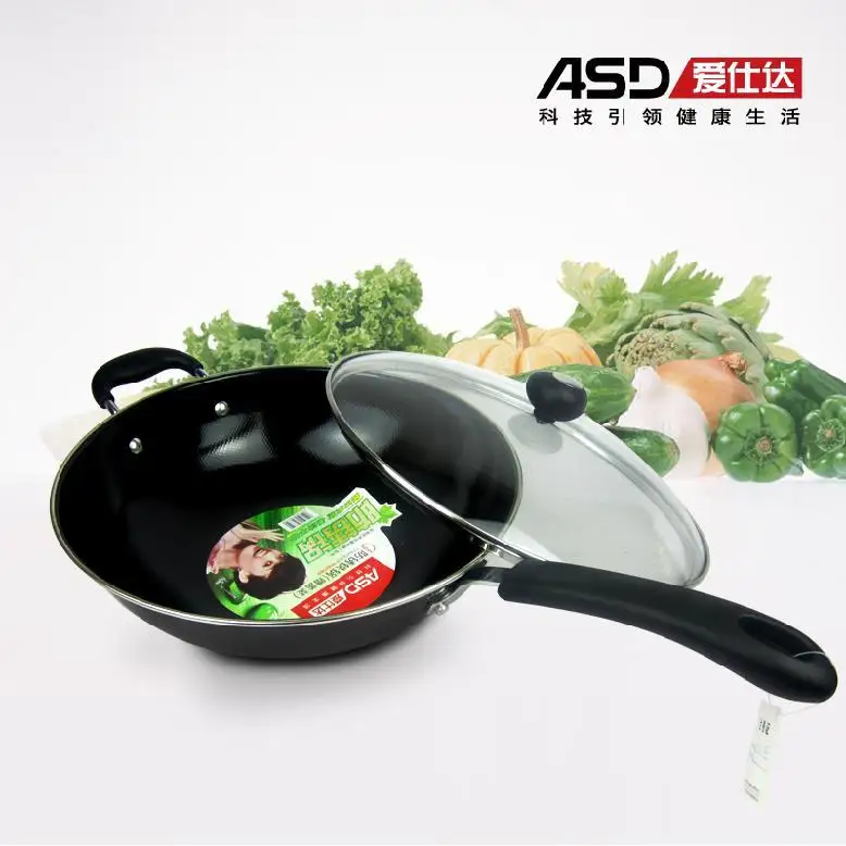 

0 Wok stainless steel wok 32cm electromagnetic furnace general wok tz8432ep