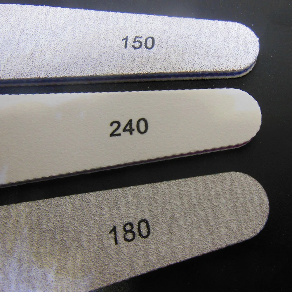 3 pcs/lot high quality professional nail file 240/240 eva nail file  emery board  for salon use white nail file