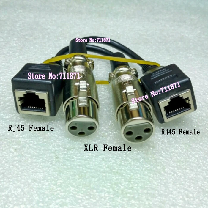 8P Rj45 XLR Female Extension cord Female to Female XLR network Cable extend lengthen Cannon RJ45 Extension Cable Cannon Rj45