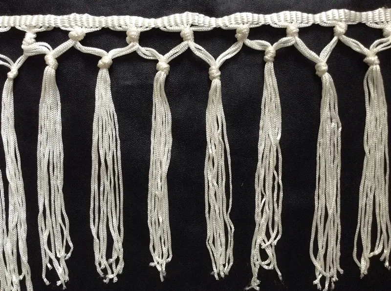 14.5cm long high quality trimming tassel, handmade knot rope fringe, stage costume decorative accessories,XERY-SY1109C