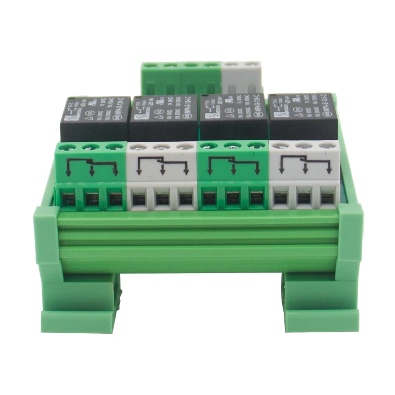 4 channel T73 AC/DC 24V DIN Rail Mount Relay Module