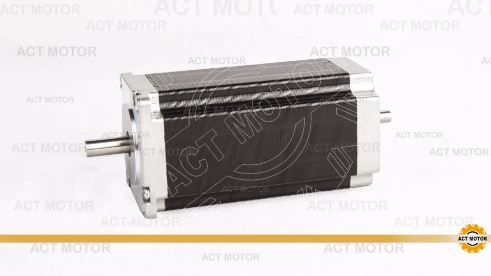 Free Ship from Germany!4Axis Nema23 Stepper Motor Dual Shaft 23HS2430B 425oz-in 3A 4Leads Bipolar+Driver DM542 128Micro