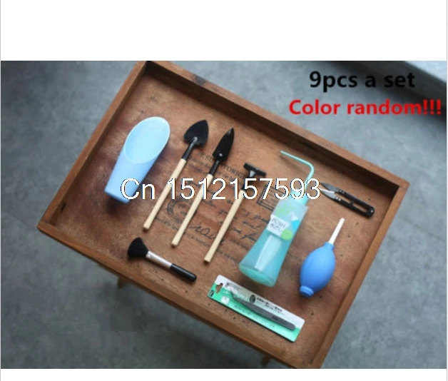 9pcs a Set Mini Garden Hand Tools Transplanting Tools For Succulent Plant