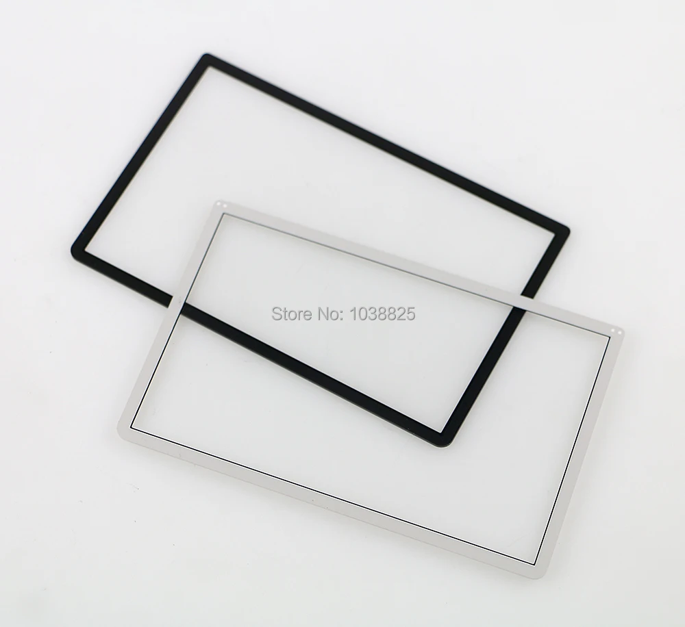 black white Top Screen Frame Lens Cover LCD Screen Protector Film For New 3DS Console 50pcs/lot