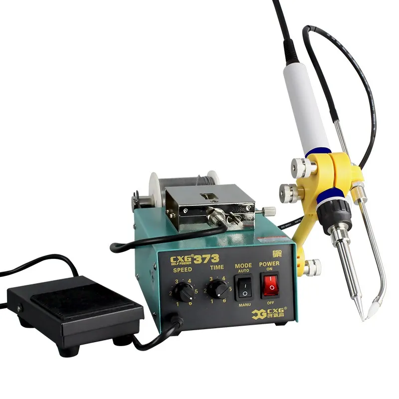 60W 220V 110V multi function foot welder lead -free Automatic tin supply system wire machine spot welder for bga rework power 